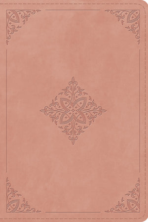 ESV Study Bible, Personal Size (Trutone, Blush Rose, Fleur-De-Lis Design) front cover (8252143337672)