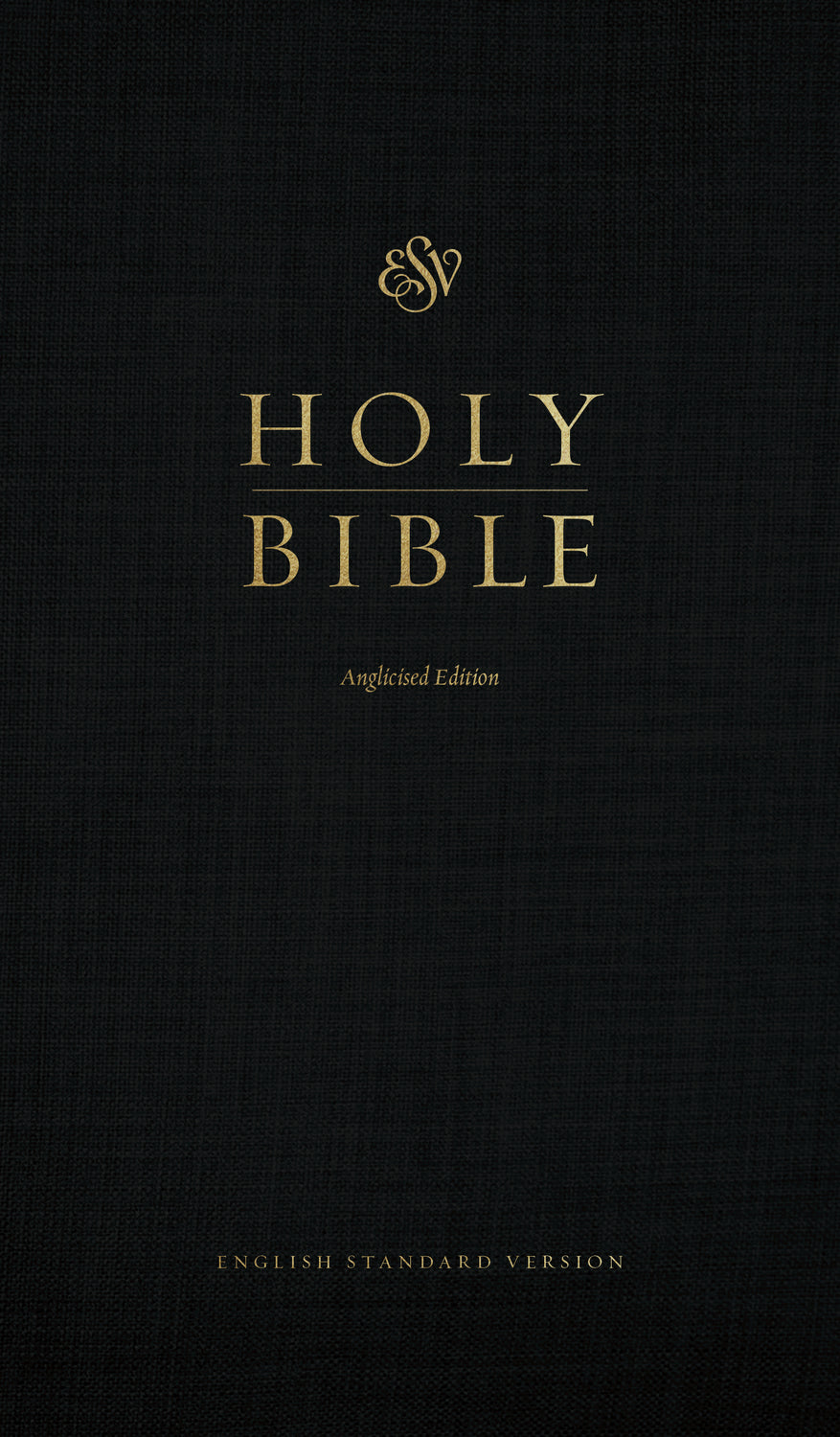 ESV Church Bible, Anglicised Edition (Hardcover, Black) front cover (8252139471048)