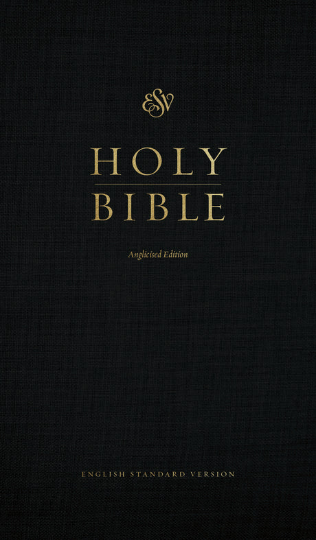 ESV Church Bible, Anglicised Edition (Hardcover, Black) front cover (8252139471048)