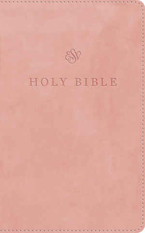 ESV Premium Church Bible, Large Print (Trutone, Blush Rose) front cover (8252159328456)