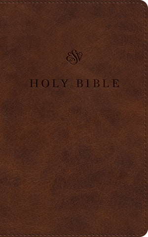 ESV Premium Church Bible, Large Print (Trutone, Brown) front cover (8252145533128)