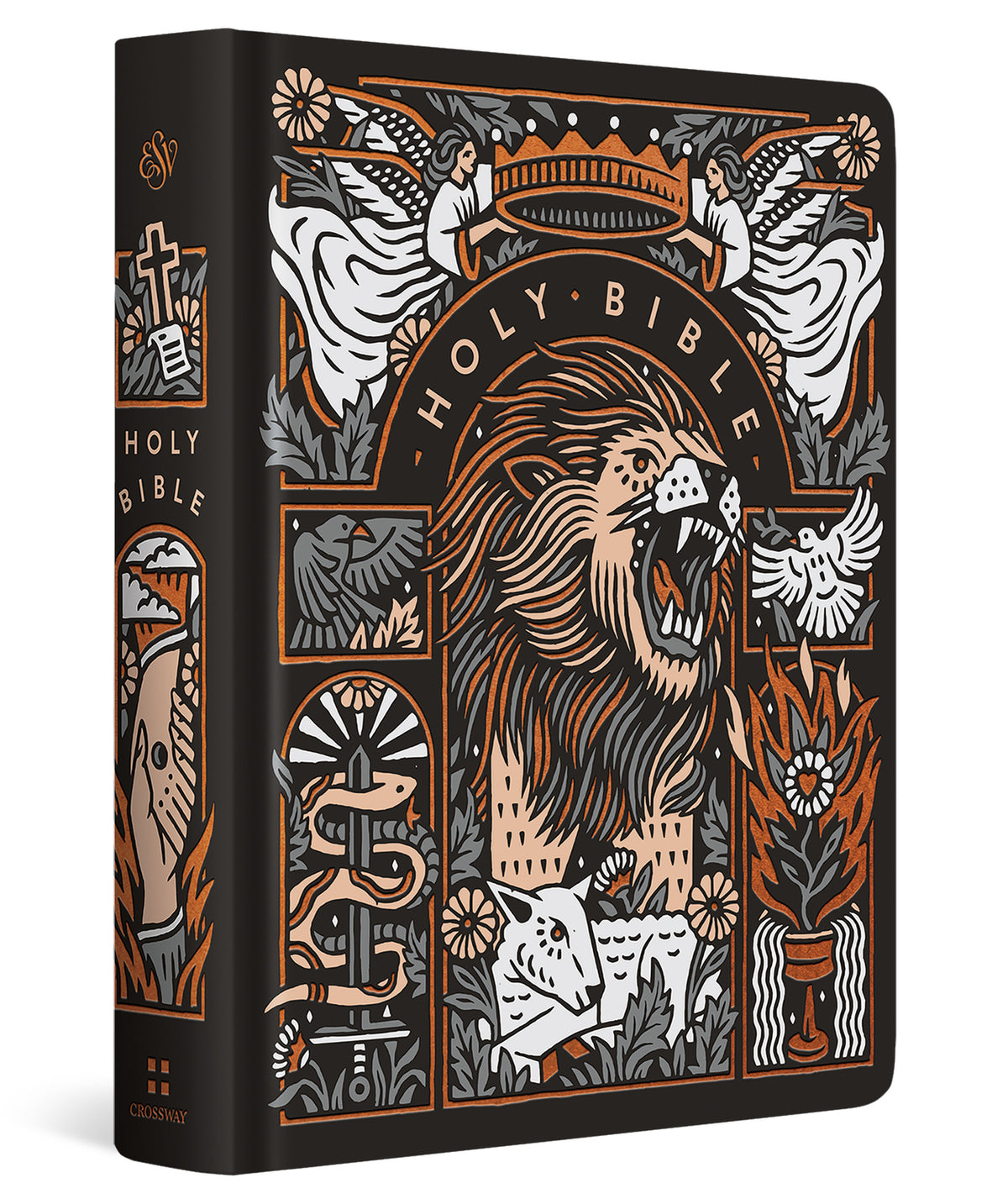 ESV Single Column Journaling Bible, Artist Series (Hardcover, Joshua Noom, the Lion and the Lamb) cover image (8231582925000)