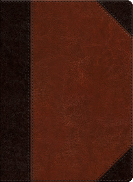 ESV Single Column Journaling Bible (Trutone, Brown/Cordovan, Portfolio Design) front cover (8231582990536)