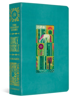 ESV The Biggest Story Holy Bible for Kids (Trutone, Teal, Waterfall Design) cover image (8238933606600)