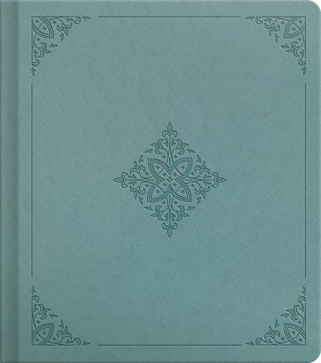 ESV Journaling Study Bible (Trutone Over Board, Paris Sky, Fleur-De-Lis Design) front cover (8251944632520)