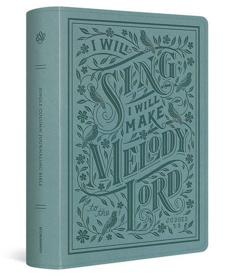 ESV Single Column Journaling Bible, Large Print (Trutone, Paris Sky, Judges 5:3 Design) cover image (8252155396296)