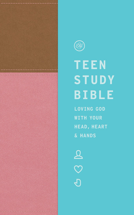 ESV Teen Study Bible (Trutone, Blush/Caramel) front cover (8251963801800)