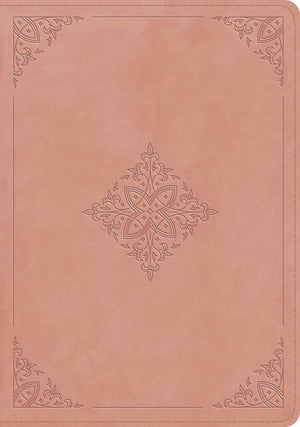 ESV Study Bible (Trutone, Blush Rose, Fleur-De-Lis Design) front cover (8251962654920)