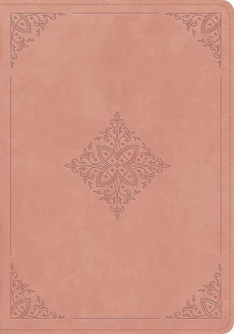 ESV Study Bible (Trutone, Blush Rose, Fleur-De-Lis Design) front cover (8251962654920)
