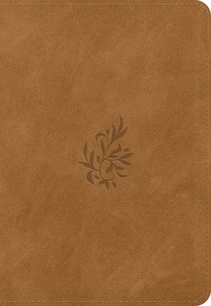 ESV Applying the Gospel Study Bible for Women (Trutone, Nubuck Caramel, Tender Branch Design) front cover (8336259743944)
