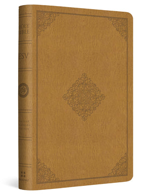 ESV Value Compact Bible (Trutone, Goldenrod, Ornament Design) cover image (8252134359240)