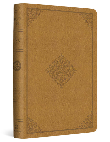 ESV Value Compact Bible (Trutone, Goldenrod, Ornament Design) cover image (8252134359240)