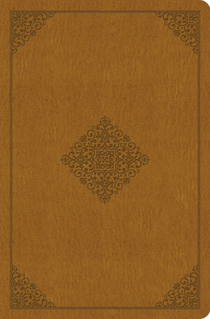 ESV Value Compact Bible (Trutone, Goldenrod, Ornament Design) front cover (8252134359240)
