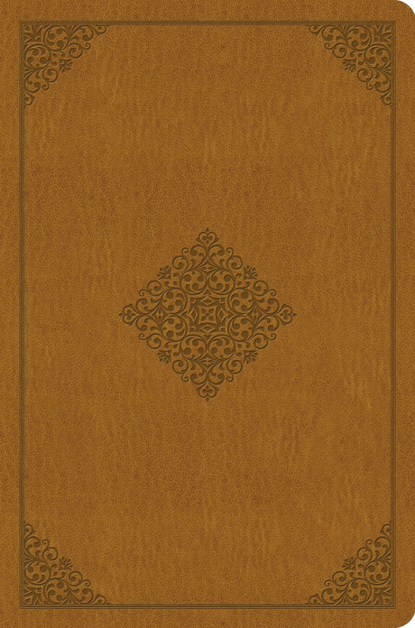 ESV Value Compact Bible (Trutone, Goldenrod, Ornament Design) front cover (8252134359240)
