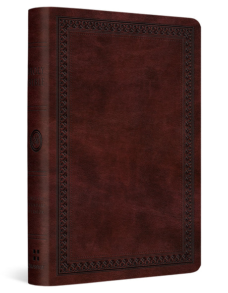 ESV Value Compact Bible (Trutone, Mahogany, Border Design) cover image (8252147368136)