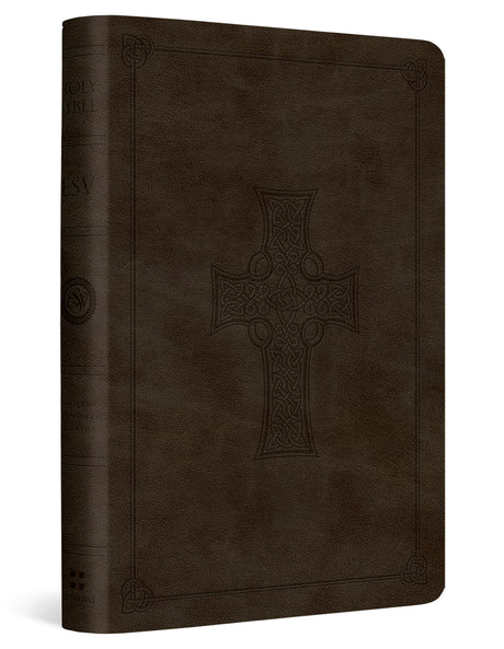 ESV Value Compact Bible (Trutone, Olive, Celtic Cross Design) cover image (8251966554312)