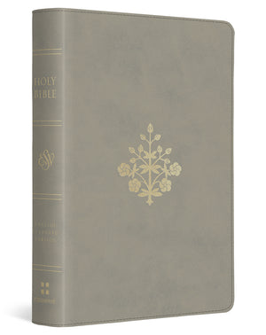 ESV Large Print Compact Bible, Red Letter (Trutone, Stone, Branch Design) cover image (8252157558984)