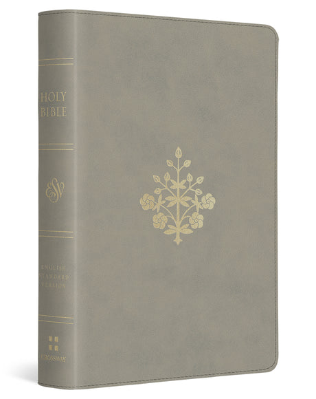 ESV Large Print Compact Bible, Red Letter (Trutone, Stone, Branch Design) cover image (8252157558984)