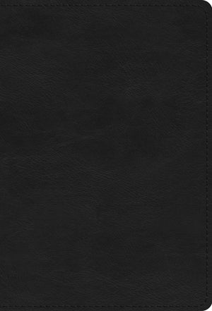 ESV Large Print Compact Bible, Red Letter (Trutone, Black) front cover (8252157952200)