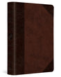 ESV Large Print Compact Bible, Red Letter (Trutone, Brown/Walnut, Portfolio Design) cover image (8251957903560)