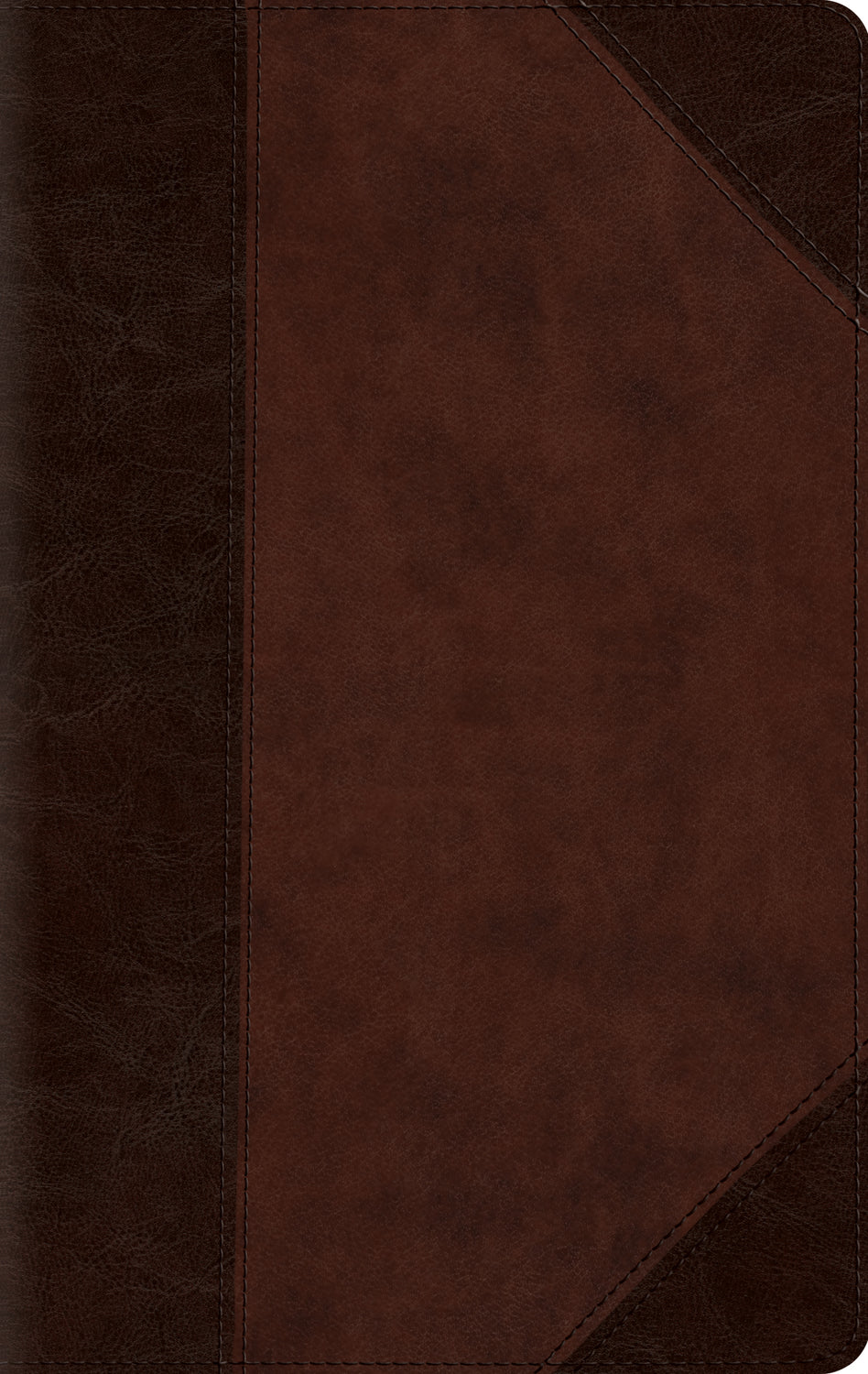 ESV Large Print Compact Bible, Red Letter (Trutone, Brown/Walnut, Portfolio Design) front cover (8251957903560)