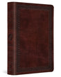 ESV Large Print Compact Bible, Red Letter (Trutone, Mahogany, Border Design) cover image (8252155887816)