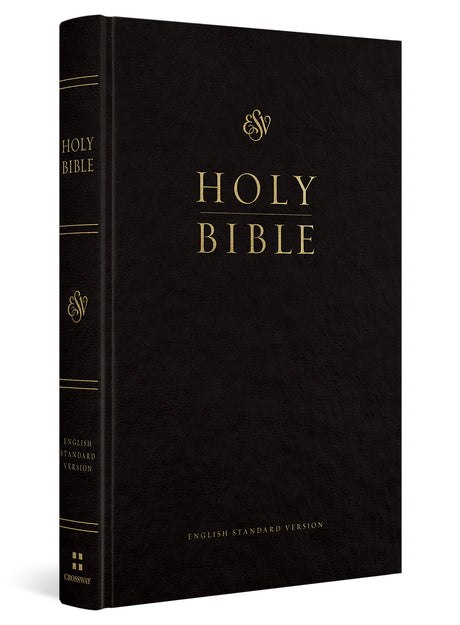 ESV Church Bible, Red Letter (Hardcover, Black) cover image (8252160737480)
