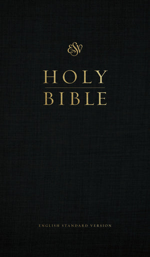 ESV Church Bible, Red Letter (Hardcover, Black) front cover (8252160737480)