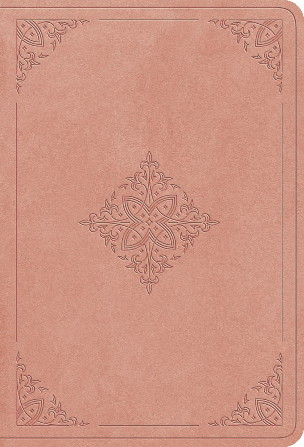 ESV Value Large Print Compact Bible (Trutone, Blush Rose, Fleur-De-Lis Design) front cover (8251965636808)