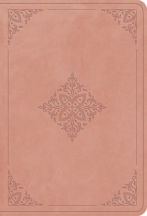 ESV Value Large Print Compact Bible (Trutone, Blush Rose, Fleur-De-Lis Design) front cover (8251965636808)