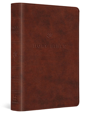 ESV Value Large Print Compact Bible (Trutone, Chestnut) cover image (8252135440584)