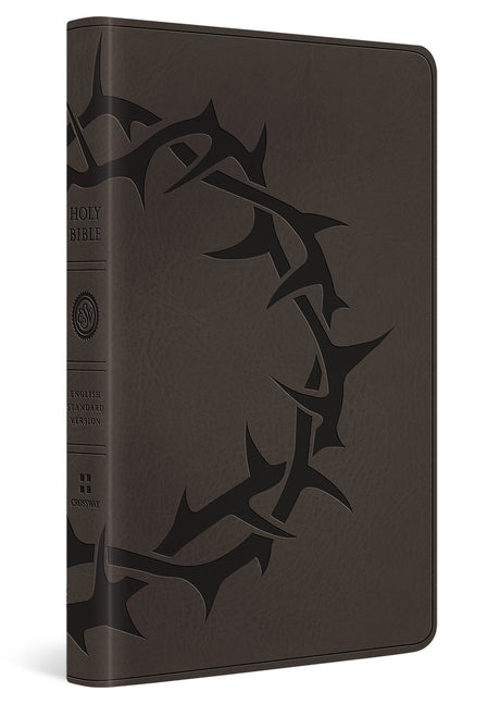 ESV Premium Gift Bible (Trutone, Charcoal, Crown Design) cover image (8252144812232)