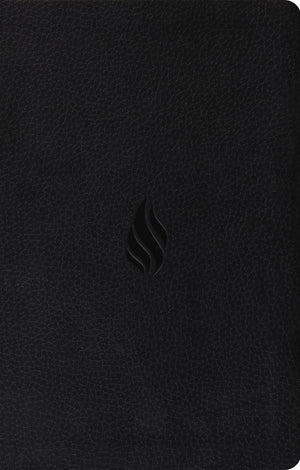 ESV Premium Gift Bible (Trutone, Midnight, Flame Design) front cover (8252156838088)
