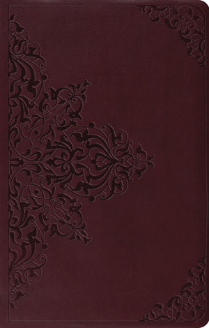 ESV Premium Gift Bible (Trutone, Chestnut, Filigree Design) front cover (8252143075528)