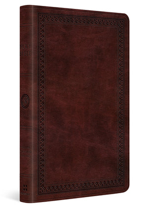ESV Premium Gift Bible (Trutone, Mahogany, Border Design) cover image (8251948859592)
