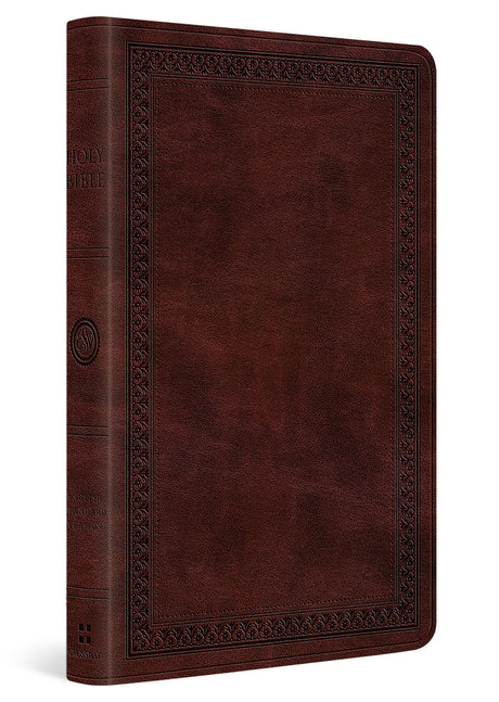 ESV Premium Gift Bible (Trutone, Mahogany, Border Design) cover image (8251948859592)