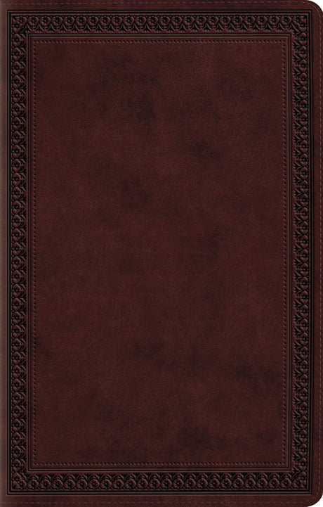 ESV Premium Gift Bible (Trutone, Mahogany, Border Design) front cover (8251948859592)
