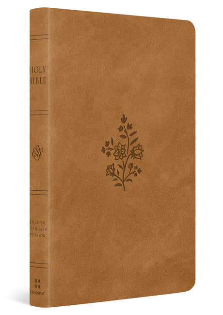 ESV Premium Gift Bible (Trutone, Nubuck Caramel, Wildflower Design) cover image (8252142256328)