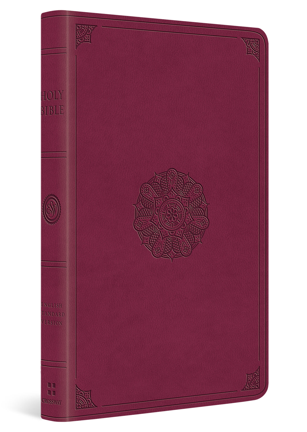 ESV Premium Gift Bible (Trutone, Raspberry, Emblem Design) cover image (8252157755592)