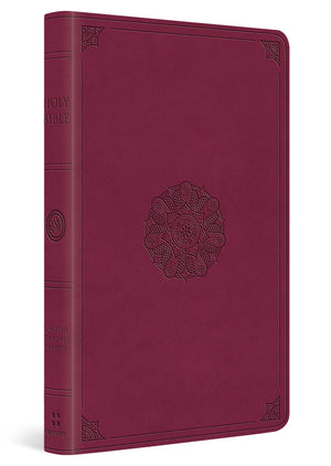 ESV Premium Gift Bible (Trutone, Raspberry, Emblem Design) cover image (8252157755592)