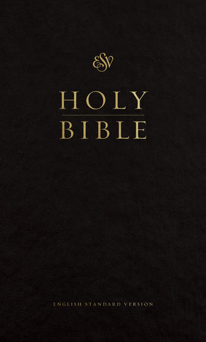 ESV Pew Bible (Hardcover, Black) front cover (8252158279880)