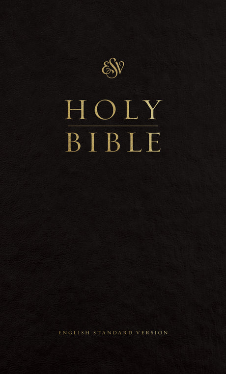 ESV Pew Bible (Hardcover, Black) front cover (8252158279880)
