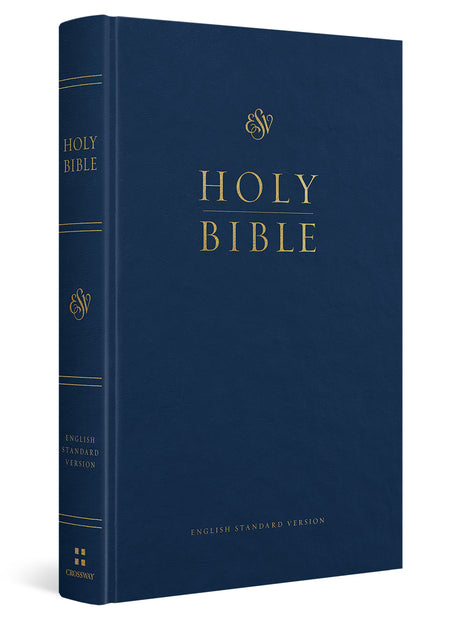 ESV Pew Bible (Hardcover, Blue) cover image (8252157165768)