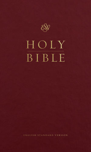 ESV Pew Bible (Hardcover, Burgundy) front cover (8251964915912)