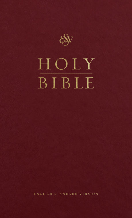 ESV Pew Bible (Hardcover, Burgundy) front cover (8251964915912)