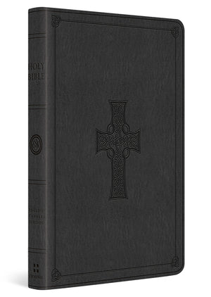 ESV Value Thinline Bible (Trutone, Charcoal, Celtic Cross Design) cover image (8251964096712)