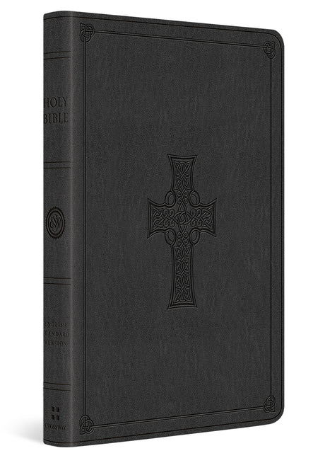 ESV Value Thinline Bible (Trutone, Charcoal, Celtic Cross Design) cover image (8251964096712)