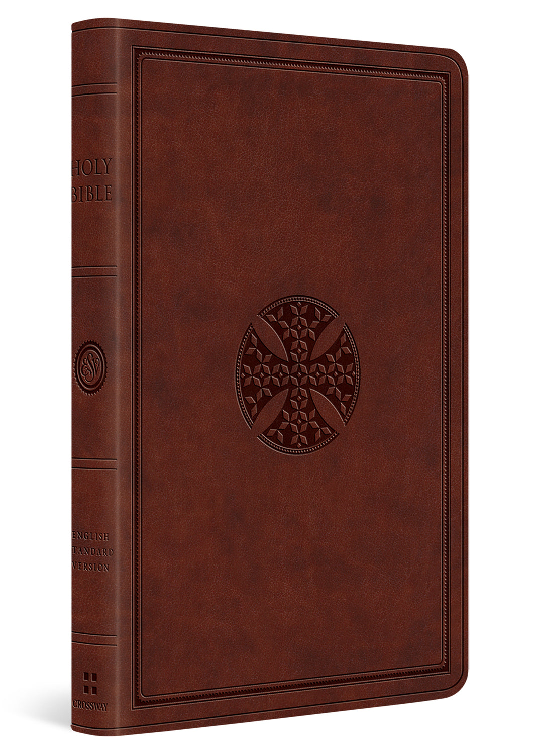 ESV Value Thinline Bible (Trutone, Brown, Mosaic Cross Design) cover image (8252155429064)