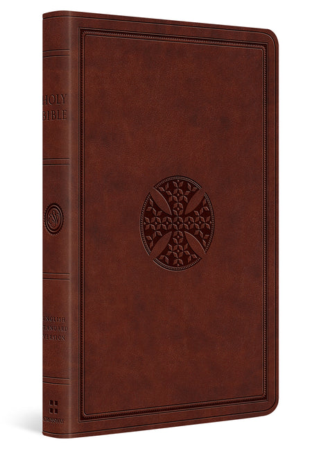 ESV Value Thinline Bible (Trutone, Brown, Mosaic Cross Design) cover image (8252155429064)