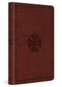 ESV Value Thinline Bible (Trutone, Brown, Mosaic Cross Design) cover image (8252155429064)